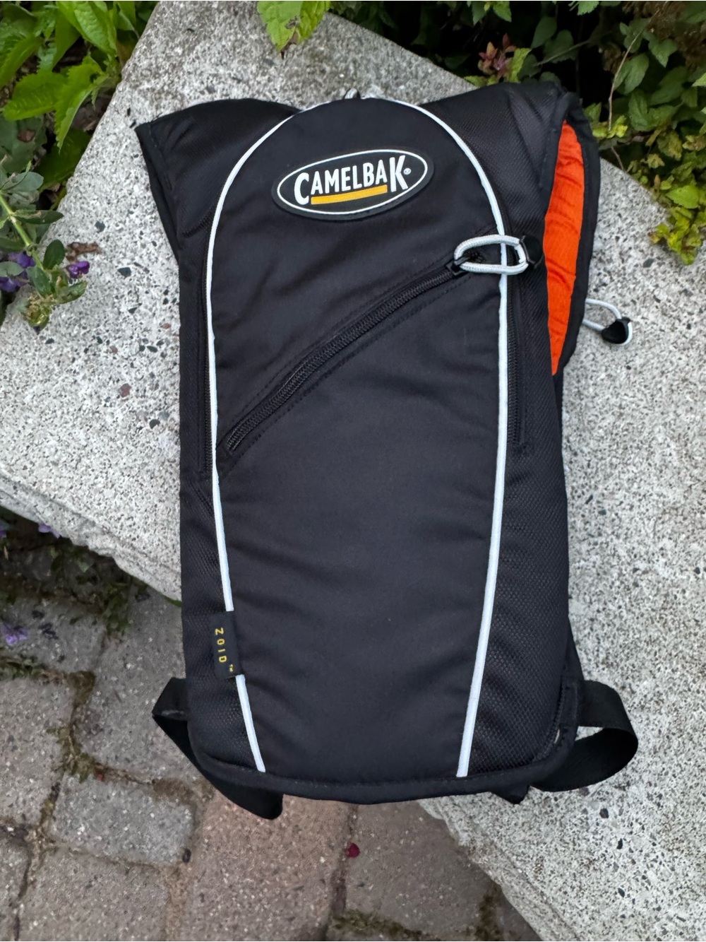 CamelBak Black Hydration Backpack with Orange Interior
